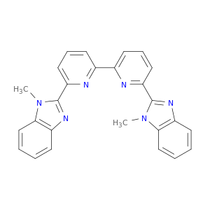 1H-Benzimidazole, 2,2'-[2,2'-bipyridine]-6,6'-diylbis[1-methyl-