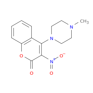 4-(4-METHYL-(PIPERAZIN-1-YL))-3-NITROCOUMARIN