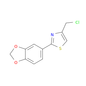 2-(Benzo[d][1,3]dioxol-5-yl)-4-(chloromethyl)thiazole