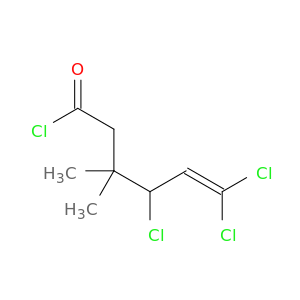 5-Hexenoyl chloride, 4,6,6-trichloro-3,3-dimethyl-