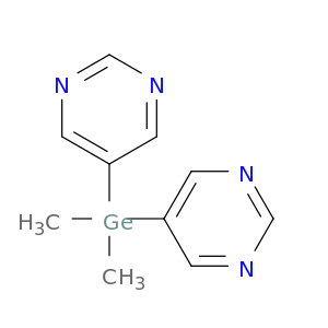 Pyrimidine, 5,5'-(dimethylgermylene)bis-