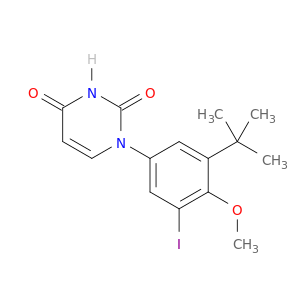 1-[3-(1,1-二甲基乙基)-5-碘-4-甲氧基苯基]-2,4(1H,3H)-嘧啶二酮