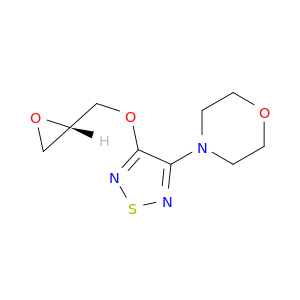 4-[4-[(2S)-2-OXIRANYLMETHOXY]-1,2,5-THIADIAZOL-3-YL]-MORPHOLINE