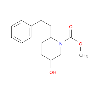 1-Piperidinecarboxylic acid, 5-hydroxy-2-(2-phenylethyl)-, methyl ester