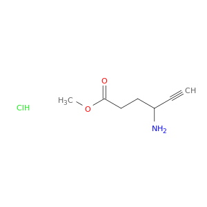 5-Hexynoic acid, 4-amino-, methyl ester, hydrochloride
