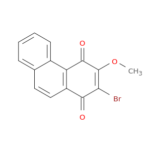 1,4-Phenanthrenedione, 2-bromo-3-methoxy-