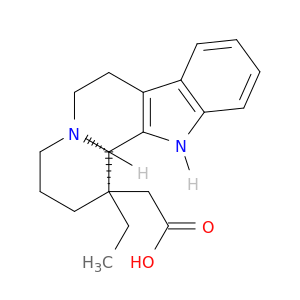 Indolo[2,3-a]quinolizine-1-aceticacid, 1-ethyl-1,2,3,4,6,7,12,12b-octahydro-, (1R,12bR)- (9CI)