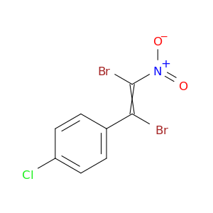 Benzene, 1-chloro-4-(1,2-dibromo-2-nitroethenyl)-