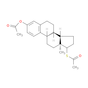 17-(acetylsulfanyl)estra-1,3,5(10)-trien-3-yl acetate