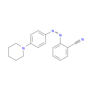Benzonitrile, 2-[[4-(1-piperidinyl)phenyl]azo]-