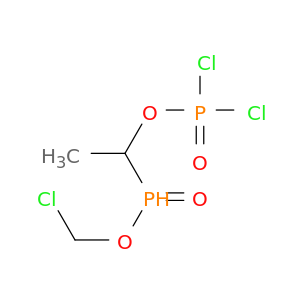 Phosphorodichloridic acid, 1-(chloromethoxyphosphinyl)ethyl ester