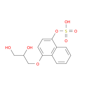 1,2-Propanediol, 3-[[4-(sulfooxy)-1-naphthalenyl]oxy]-