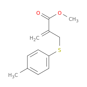 2-Propenoic acid, 2-[[(4-methylphenyl)thio]methyl]-, methyl ester