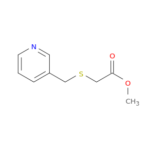 Acetic acid,2-[(3-pyridinylmethyl)thio]-, methyl ester