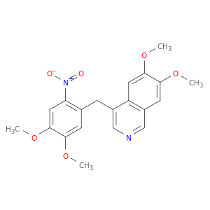 Isoquinoline, 4-[(4,5-dimethoxy-2-nitrophenyl)methyl]-6,7-dimethoxy-