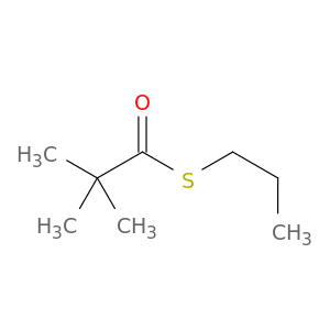 Propanethioic acid, 2,2-dimethyl-, S-propyl ester