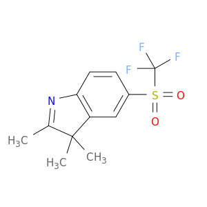 3H-Indole, 2,3,3-trimethyl-5-[(trifluoromethyl)sulfonyl]-