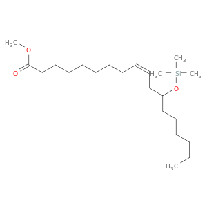 9-Octadecenoic acid, 12-[(trimethylsilyl)oxy]-, methyl ester, (Z)-