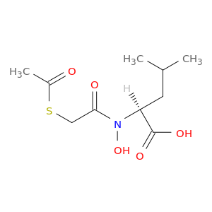 L-Leucine, N-[(acetylthio)acetyl]-N-hydroxy-