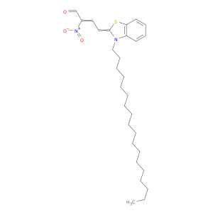 2-Butenal, 2-nitro-4-(3-octadecyl-2(3H)-benzothiazolylidene)-