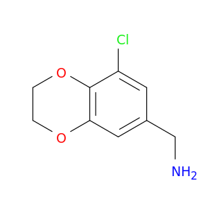 (8-chloro-2,3-dihydro-1,4-benzodioxin-6-yl)methanamine