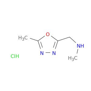 N-Methyl-1-(5-methyl-1,3,4-oxadiazol-2-yl)methanamine hydrochloride