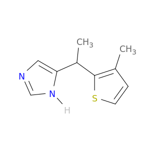 1H-Imidazole, 4-[1-(3-methyl-2-thienyl)ethyl]-