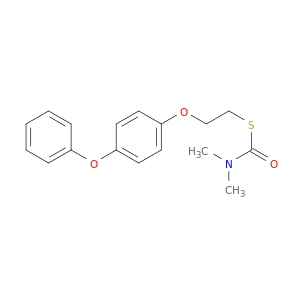 Carbamothioic acid, dimethyl-, S-[2-(4-phenoxyphenoxy)ethyl] ester
