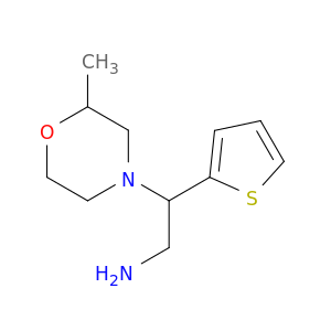 2-(2-Methylmorpholin-4-yl)-2-(thiophen-2-yl)ethan-1-amine