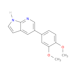 1H-Pyrrolo[2,3-b]pyridine, 5-(3,4-dimethoxyphenyl)-
