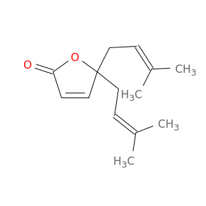 2(5H)-Furanone, 5,5-bis(3-methyl-2-butenyl)-