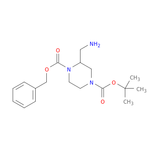 1-Benzyl 4-tert-butyl 2-(aminomethyl)piperazine-1,4-dicarboxylate