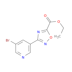 乙基(5-溴-3-吡啶基)-1,2,4-恶二唑-5-羧酸盐