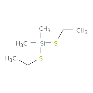 Silane, bis(ethylthio)dimethyl-