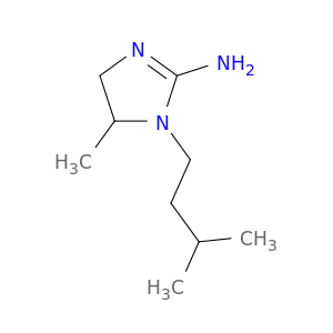 1H-Imidazol-2-amine, 4,5-dihydro-5-methyl-1-(3-methylbutyl)-