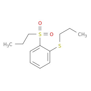 Benzene, 1-(propylsulfonyl)-2-(propylthio)-