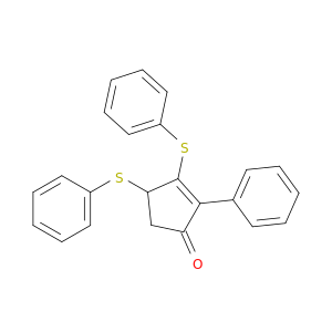 2-Cyclopenten-1-one, 2-phenyl-3,4-bis(phenylthio)-