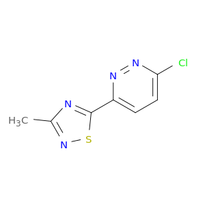 Pyridazine, 3-chloro-6-(3-methyl-1,2,4-thiadiazol-5-yl)-