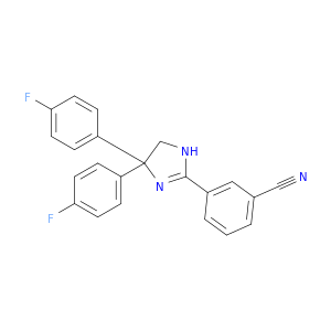 Benzonitrile, 3-[4,4-bis(4-fluorophenyl)-4,5-dihydro-1H-imidazol-2-yl]-