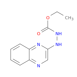 Hydrazinecarboxylic acid, 2-(2-quinoxalinyl)-, ethyl ester