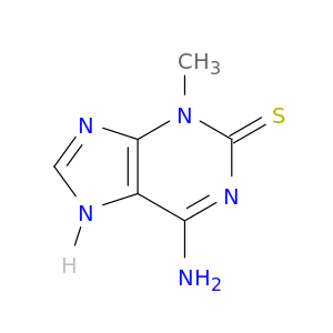 2H-Purine-2-thione, 6-amino-3,7-dihydro-3-methyl-