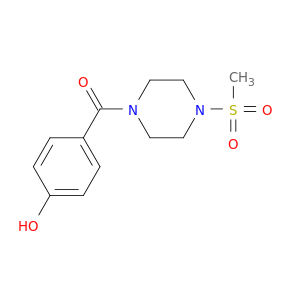 4-(4-methanesulfonylpiperazine-1-carbonyl)phenol