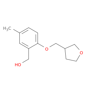 [5-methyl-2-(oxolan-3-ylmethoxy)phenyl]methanol