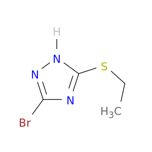 5-Bromo-3-(ethylthio)-1H-1,2,4-triazole