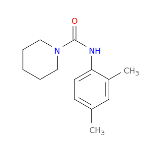 1-Piperidinecarboxamide, N-(2,4-dimethylphenyl)-