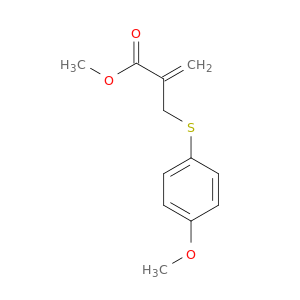 2-Propenoic acid, 2-[[(4-methoxyphenyl)thio]methyl]-, methyl ester
