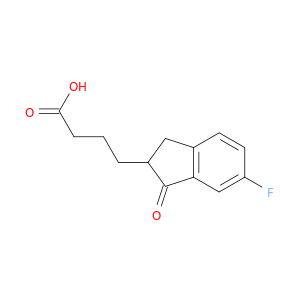 1H-Indene-2-butanoic acid, 6-fluoro-2,3-dihydro-1-oxo-