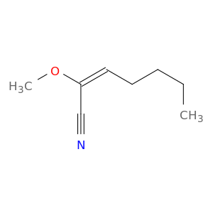 2-Heptenenitrile, 2-methoxy-, (E)-