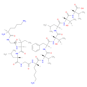 L-Valine,L-lysylglycyl-L-isoleucyl-L-leucylglycyl-L-lysyl-L-valyl-L-phenylalanyl-L-threonyl-L-leucyl-L-threonyl-(9CI)