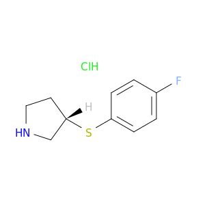 (S)-3-(4-氟-苯基硫烷基)-吡咯烷盐酸盐
